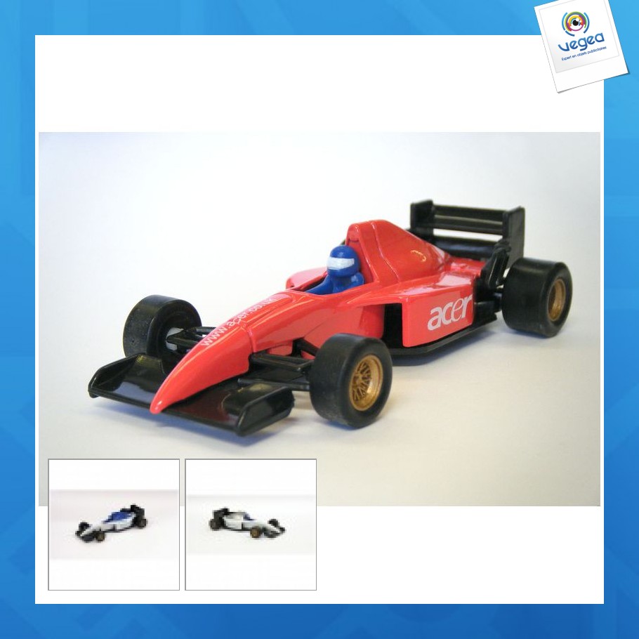 Voiture de course miniature personnalisé