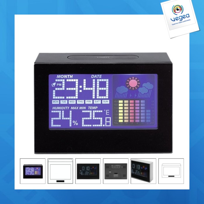 Horloge personnalisée de bureau colour