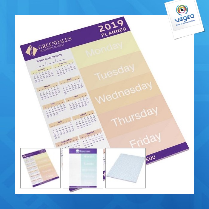 Bloc-notes personnalisé desk-mate® a4