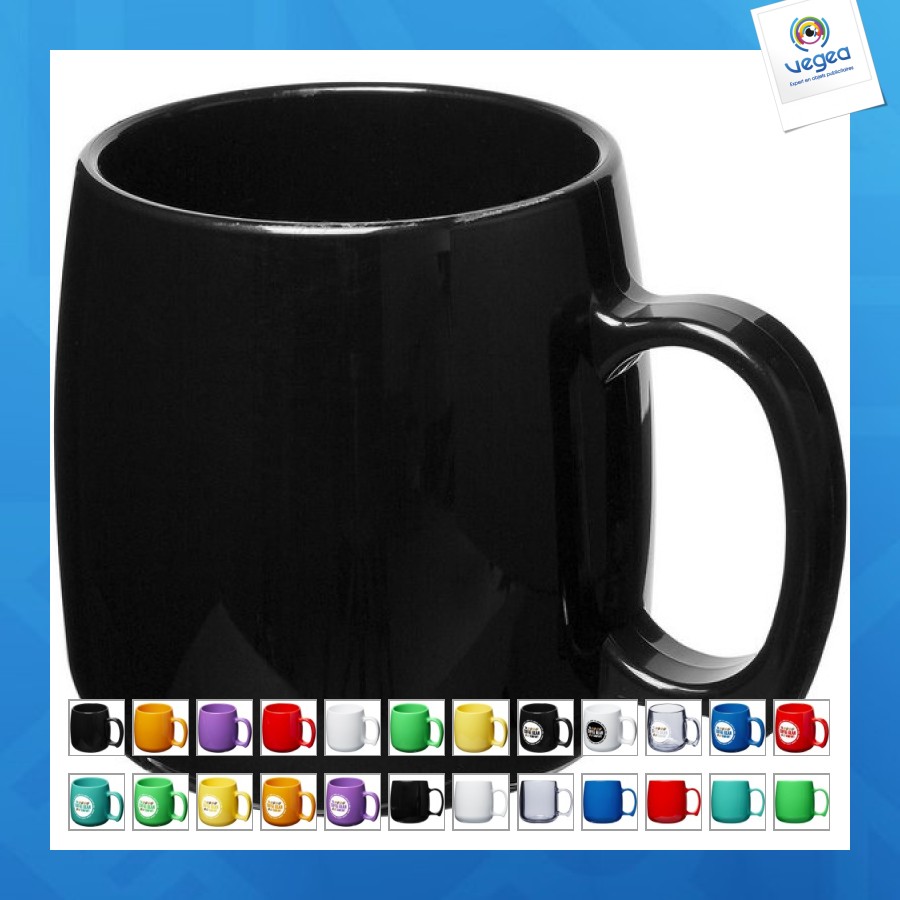 Mug publicitaire en plastique classic 300ml