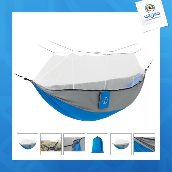 Hamac avec moustiquaire publicitaire