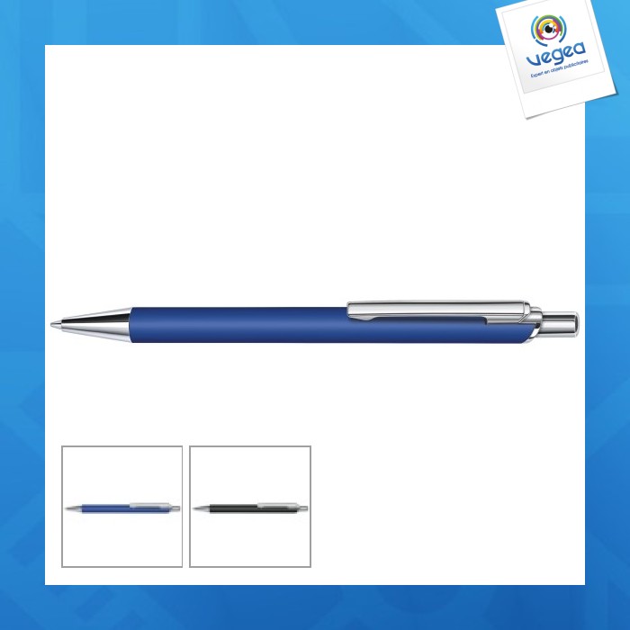 Stylo bille arvent soft touch