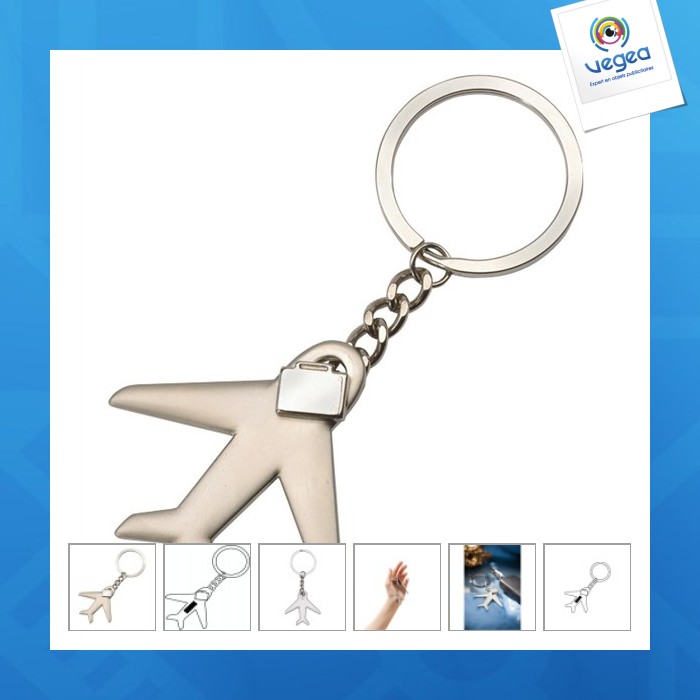 Porte-clés personnalisé aircraft
