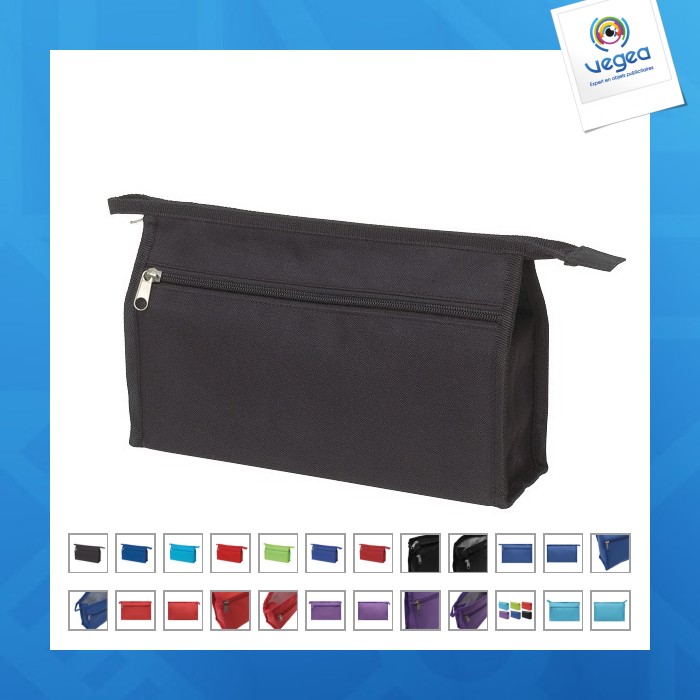 Trousse de toilette personnalisable zippée