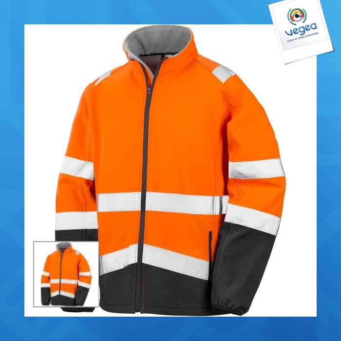Veste softshell high viz - result