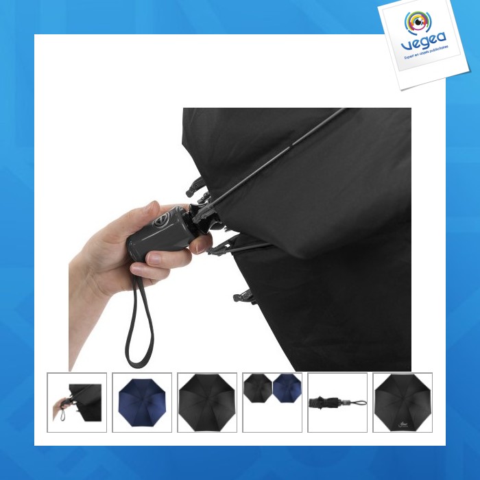 Parapluie pliable personnalisable avec ouverture et fermeture