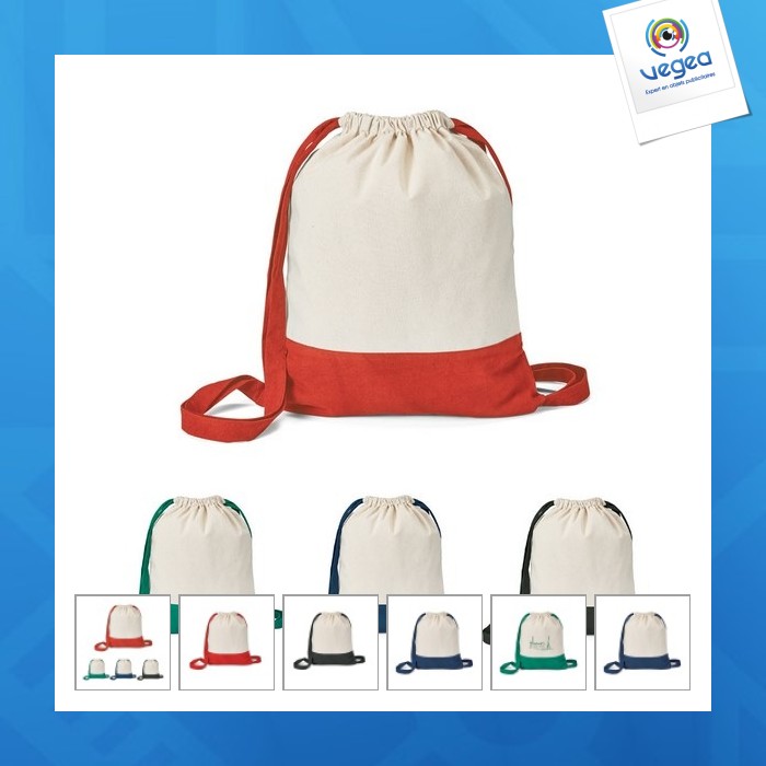 Sac type sac-à-dos 100% coton