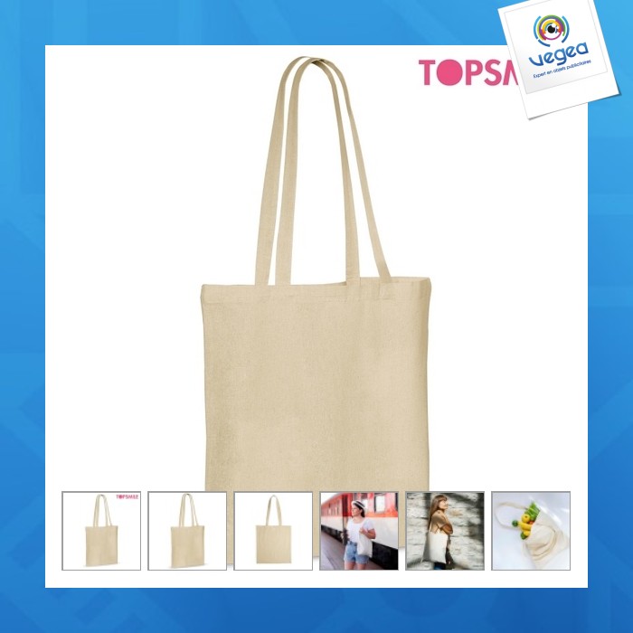 Sac à bandoulière en coton oekotex 140g/m²