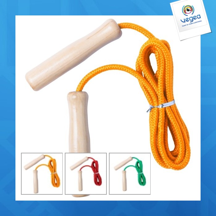 Corde à sauter publicitaire colorée