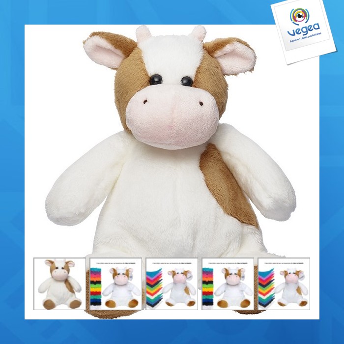 Peluche vache publicitaire - mbw