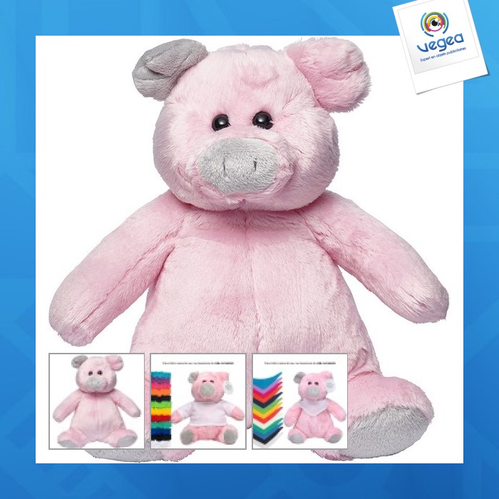 Peluche cochon personnalisée - mbw