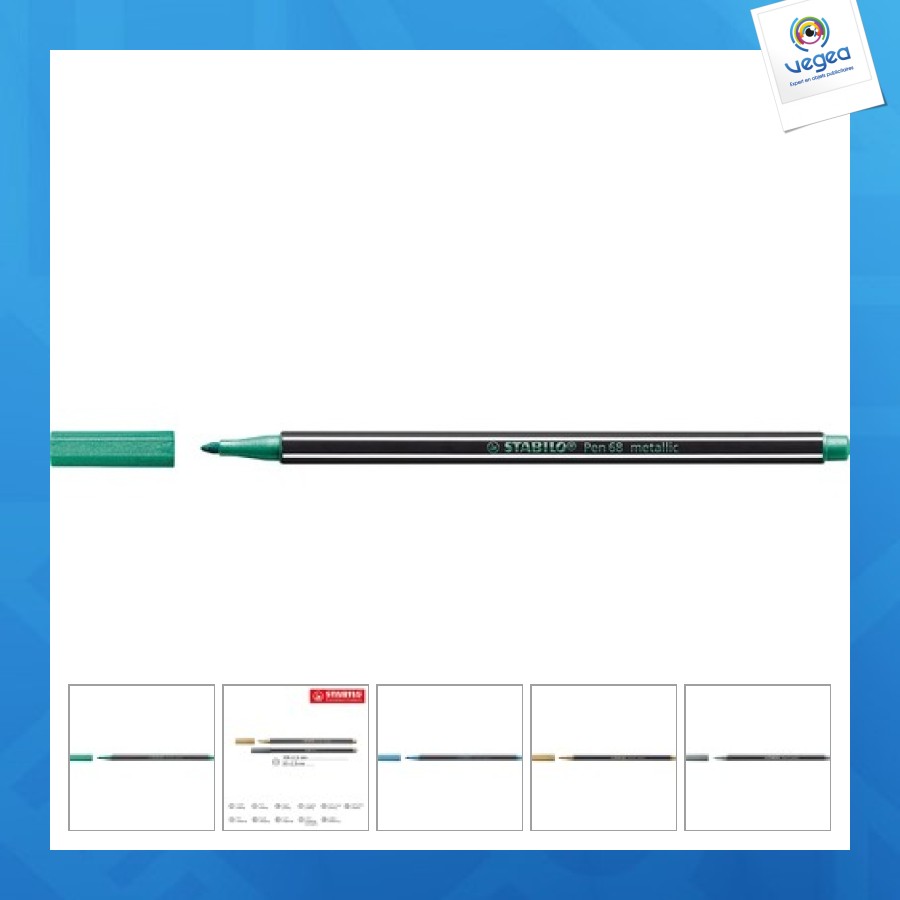 Feutre métallisé stabilo pen 68 metallic