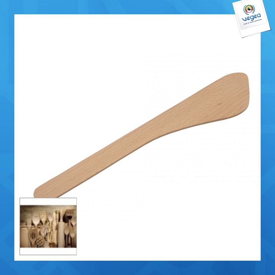 Spatule en bois publicitaire