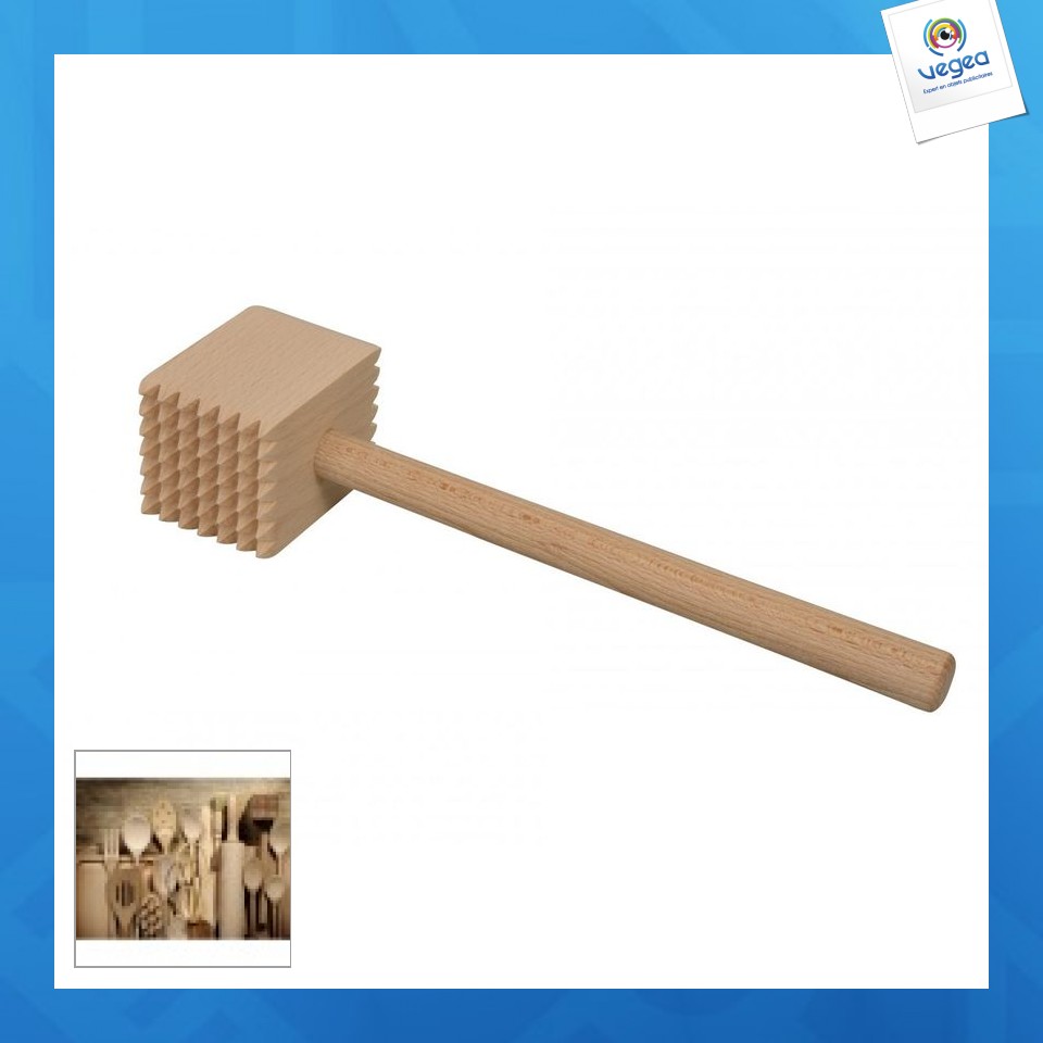 Maillet à viande en bois