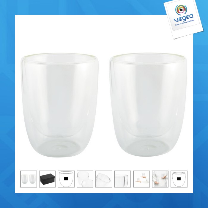 Set de 2 verres 30cl à double paroi