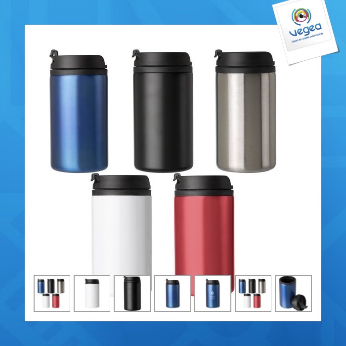 Mug isotherme en acier inoxydable