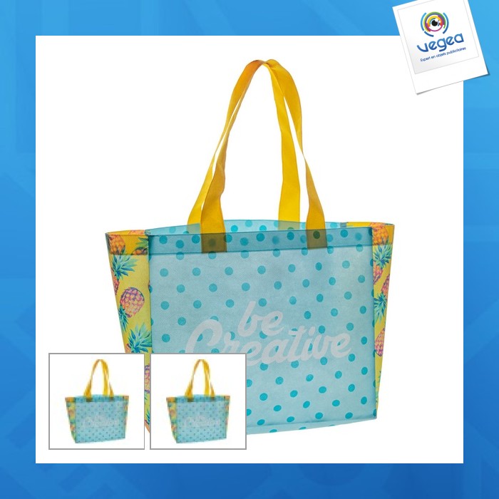 Sac shopping entièrement imprimé