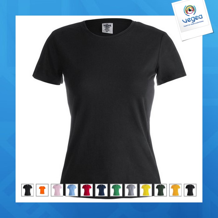 T-shirt publicitaire femme couleur 180g