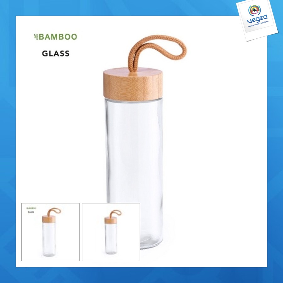 Gourde en verre personnalisable 40cl