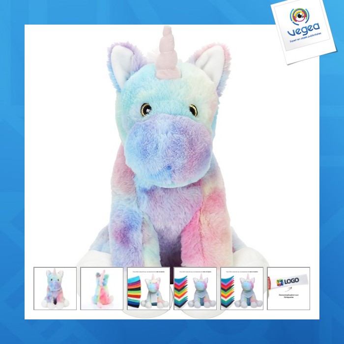 Peluche licorne publicitaire - mbw