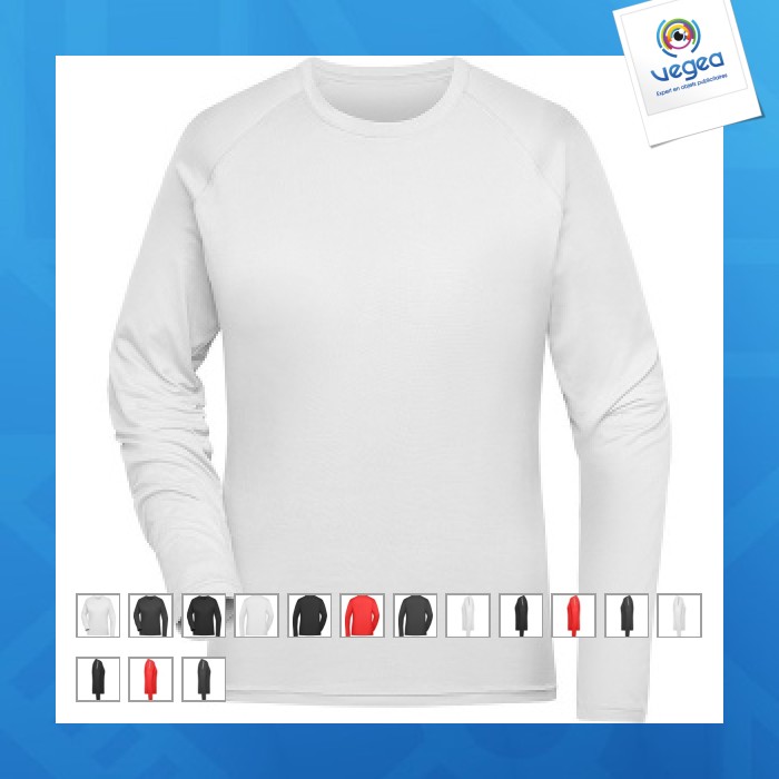 Maillot running personnalisable en rpet femme - james nicholson