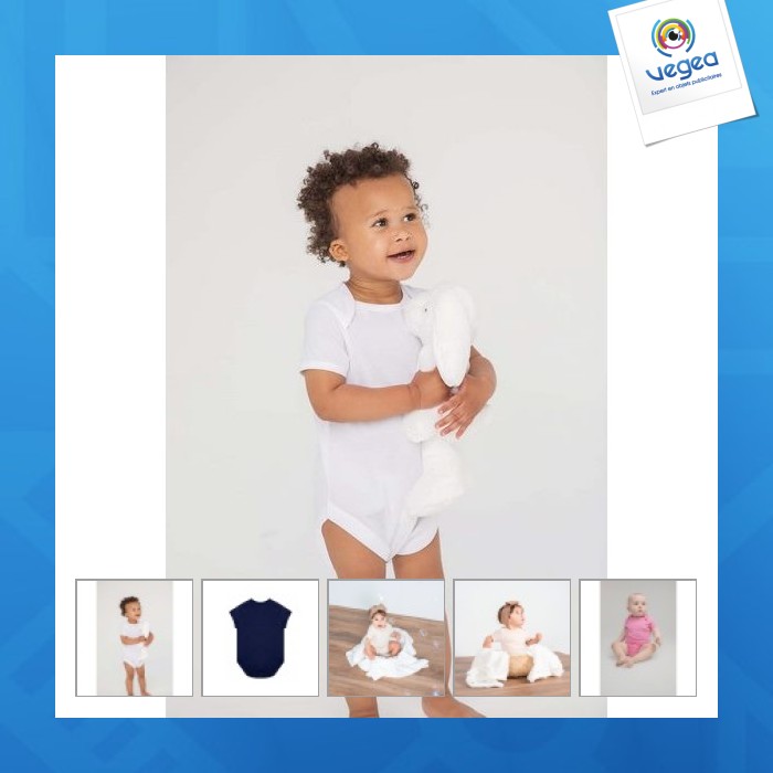 Body manches courtes coton biologique - larkwood