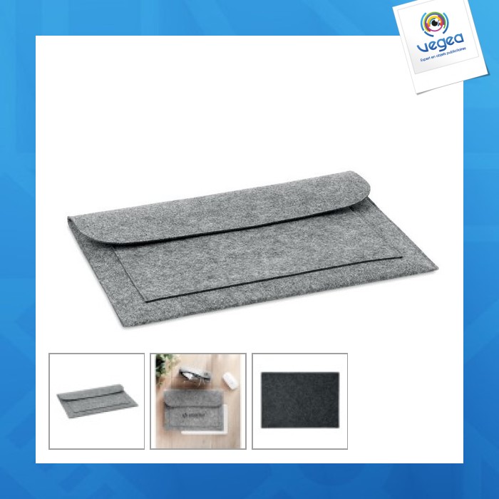 Pochette personnalisable feutre ordinateur