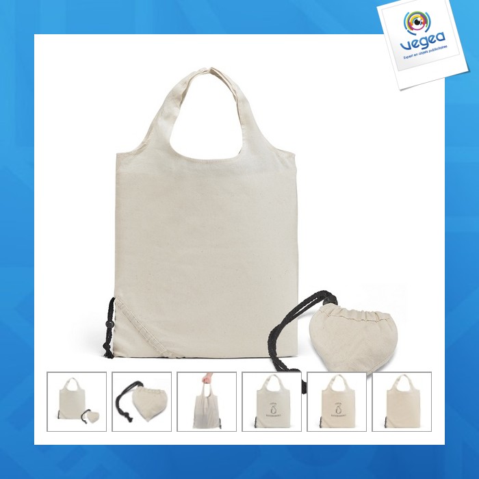 Sac pliable 100% coton