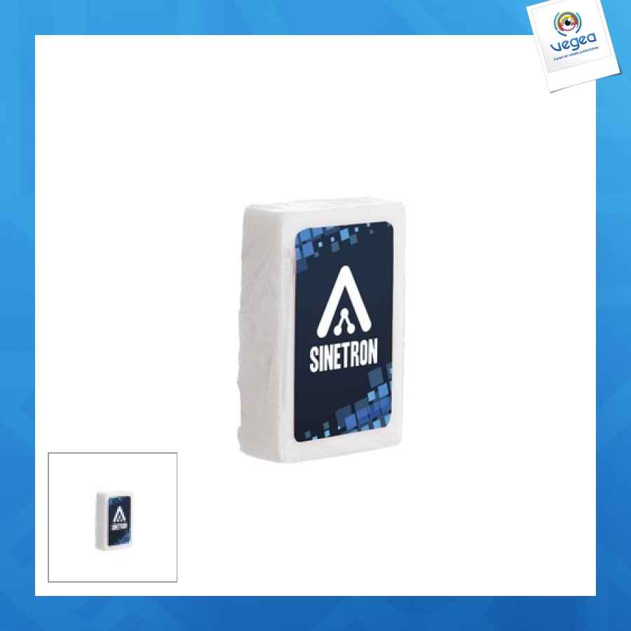 Petit pain de savon personnalisable sous film
