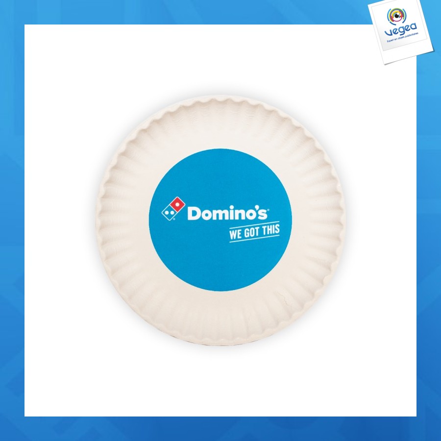 Petite assiette en carton personnalisable
