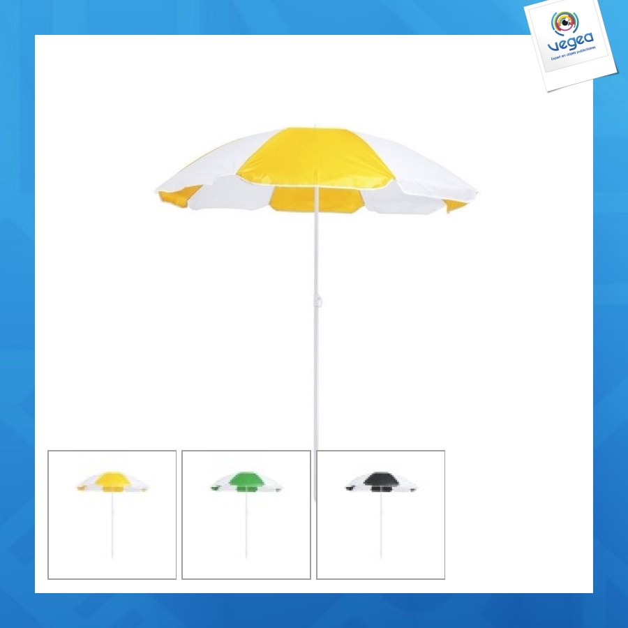 Parasol personnalisable basique bicolore