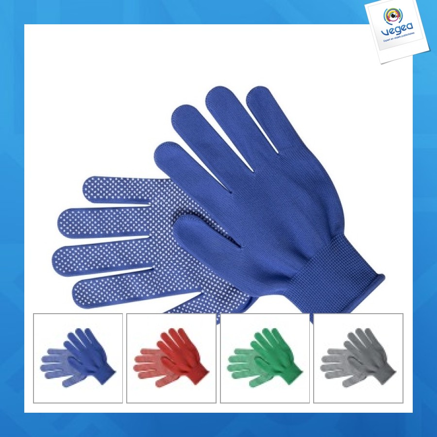 Paire de gants antidérapants publicitaires