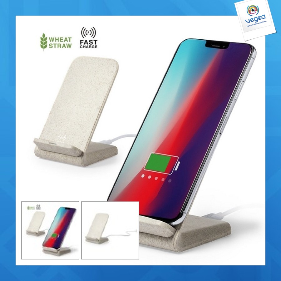 Support de téléphone personnalisé chargeur 10w