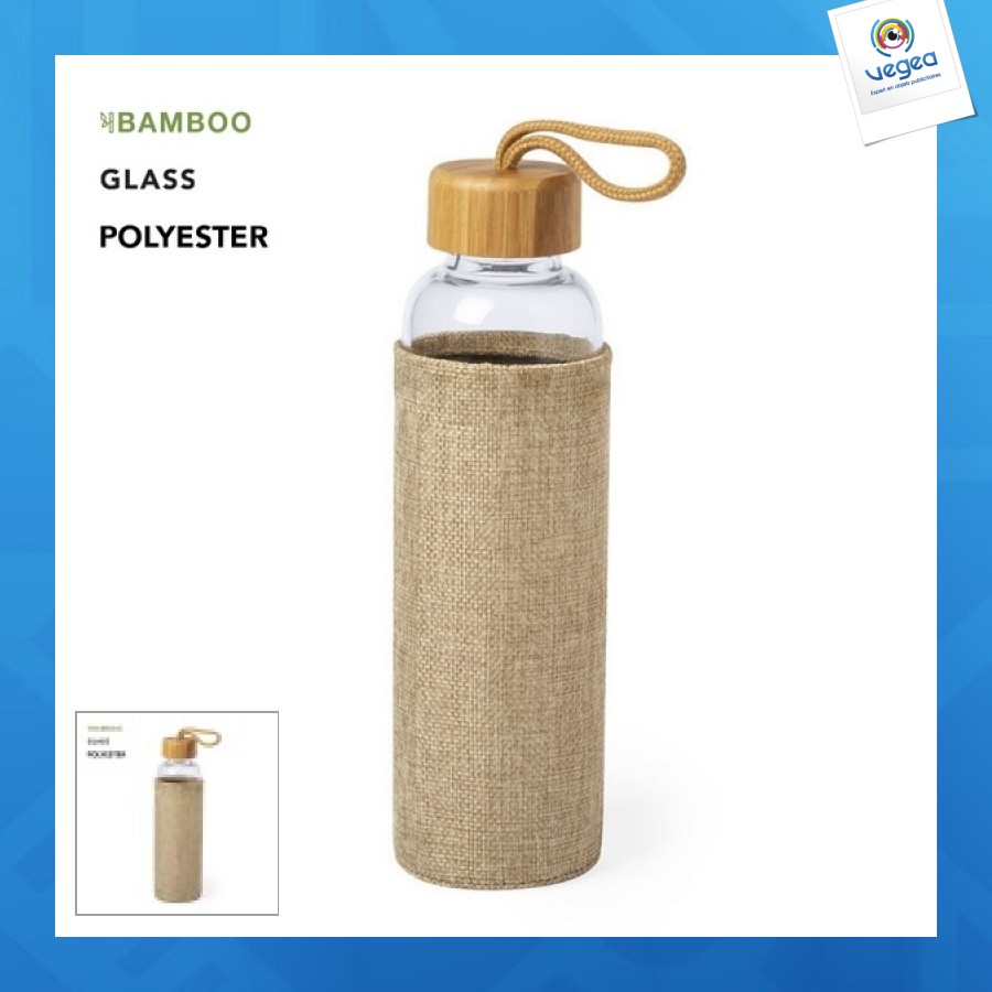 Gourde en verre publicitaire 50cl