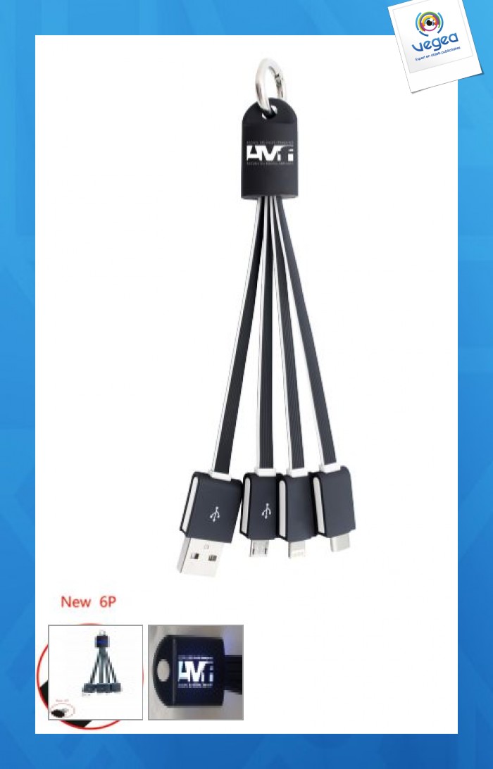 Câble de charge lumineux