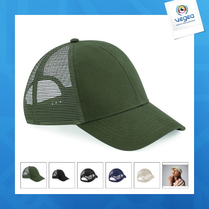 Casquette filet en coton bio