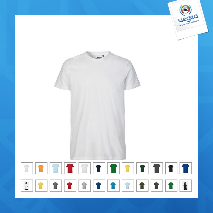 T-shirt personnalisable ajusté homme