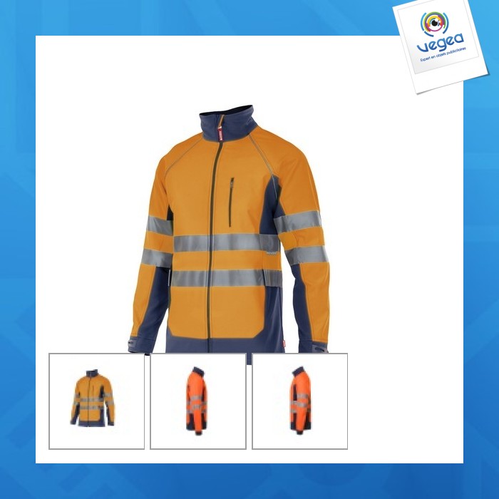 Fermeture grand zip contrasté et étanche