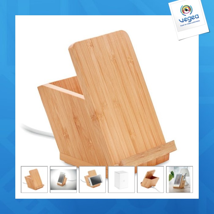 Pot crayons personnalisable chargeur sans fil