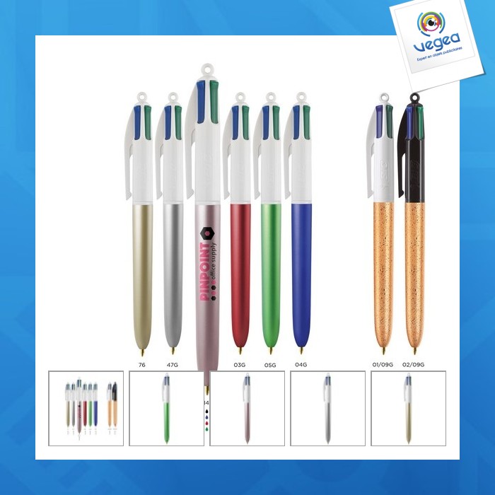 Bic® 4 couleurs glacé