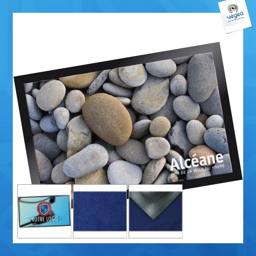 Tapis d'accueil publicitaire standard - format 80x120cm