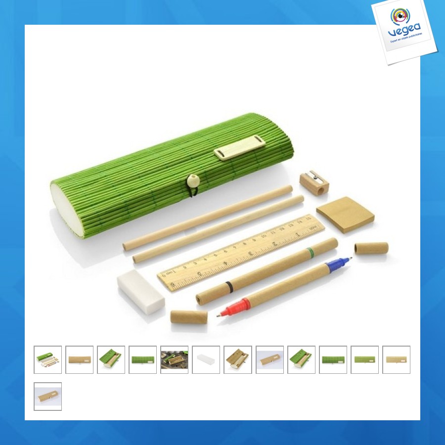 Petite trousse personnalisable en bambou