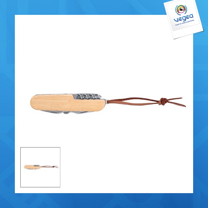 Couteau multifonction bambou