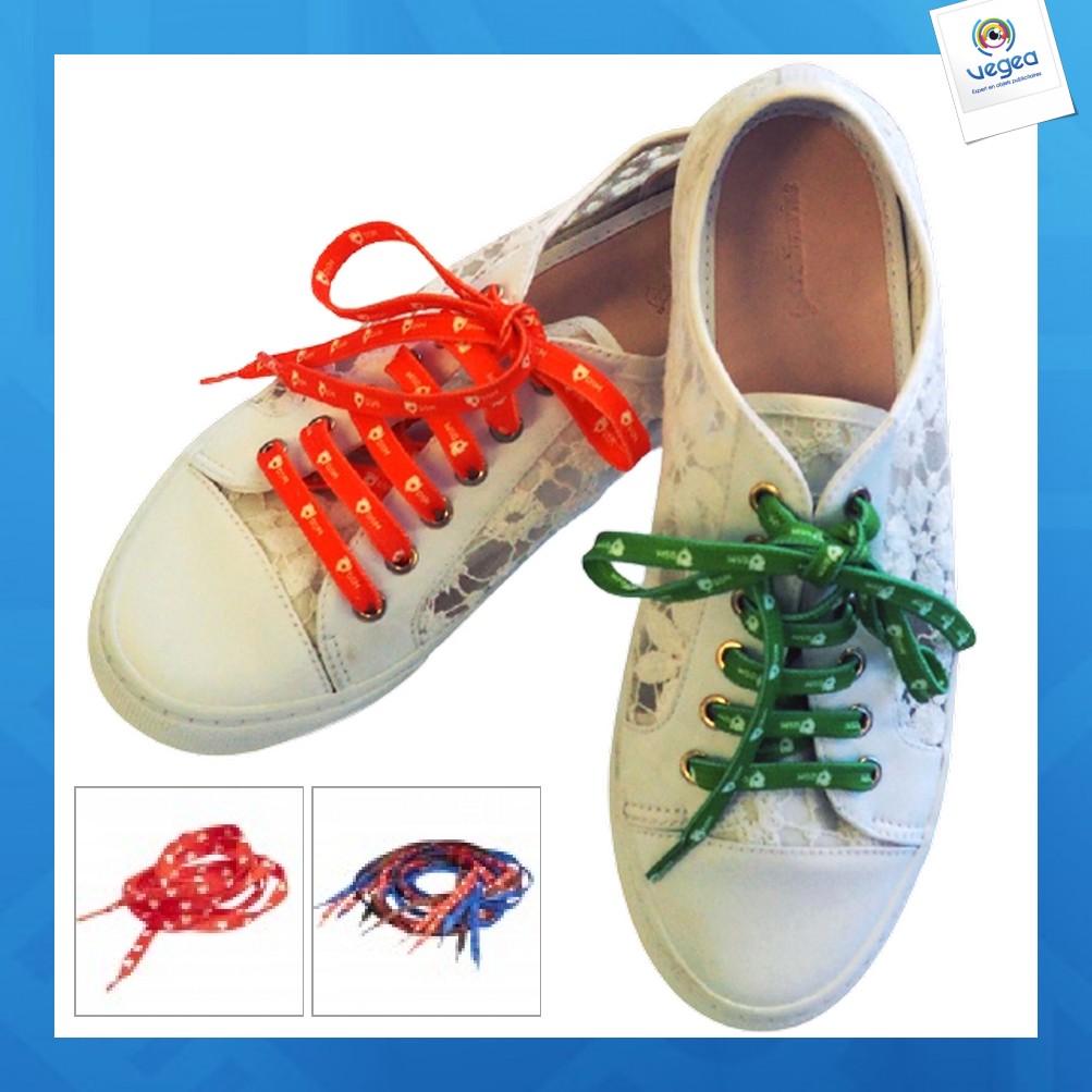 Lacets de chaussures personnalisables