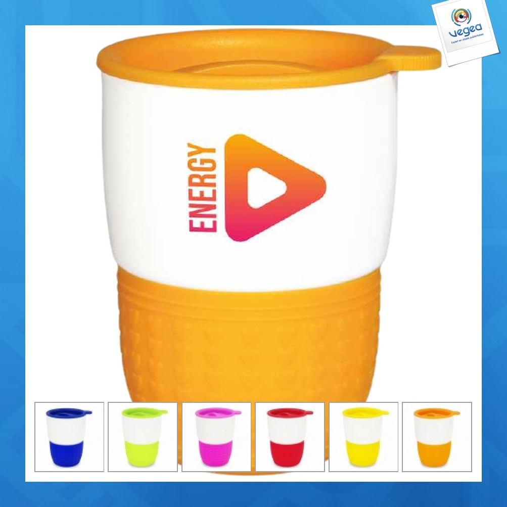 Mug personnalisé isolant en porcelaine 30cl