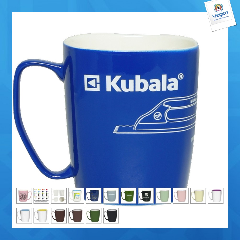 Mug personnalisable carré en porcelaine 38cl