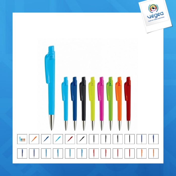 Stylo personnalisable triangulaire prisma soft-touch