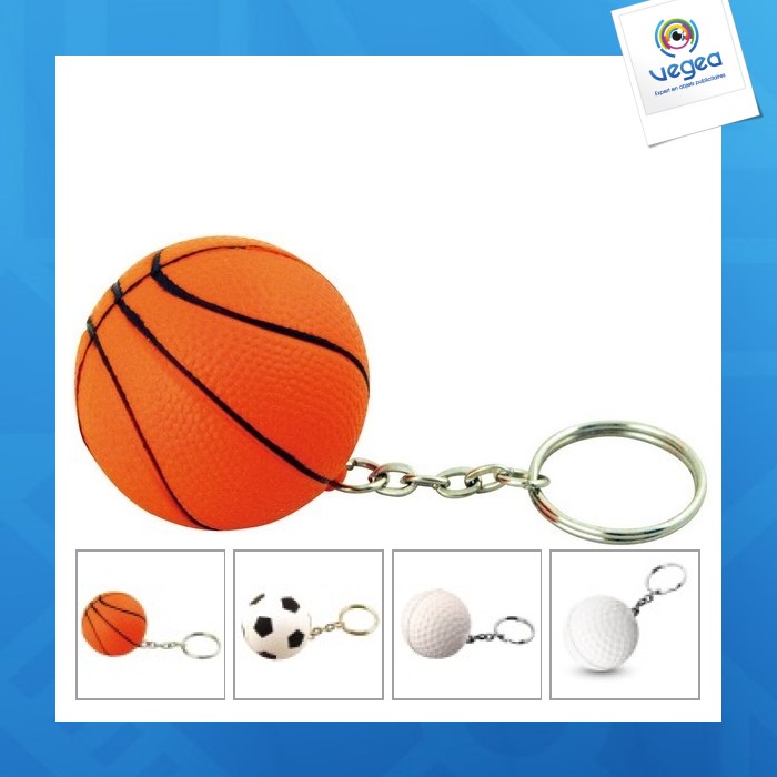 Porte-clés ball antistress-serie 1