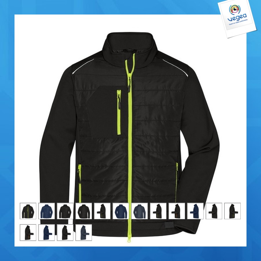 Veste technique en rpet homme - james nicholson