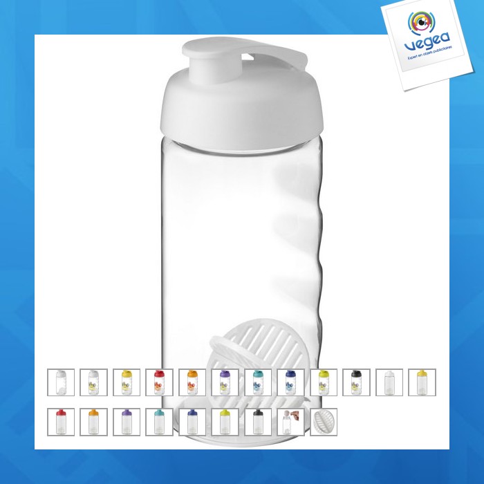 Bouteille shaker publicitaire h2o active® bop 500ml